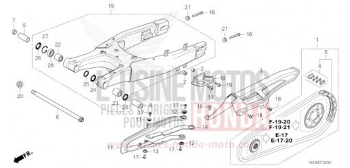 BRAS OSCILLANT CRF1100A3S de 2025